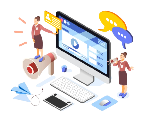 PR team collaborating